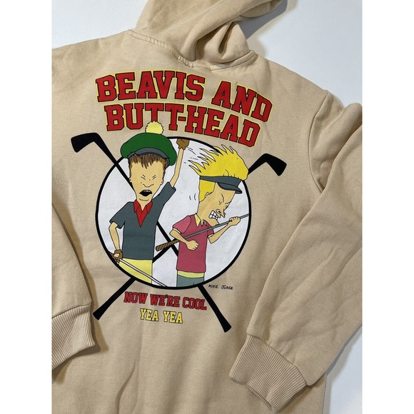 MTV Beavis and Butt-Head Pullover Hoodie Sweatshirt Adult Size Small NWOT - Picture 8 of 8